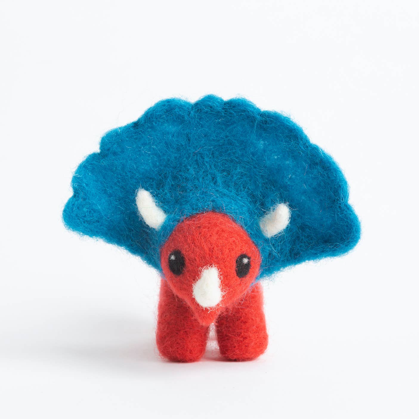 Triceratops Mini Needle Felting Kit | Beginner Craft Kit