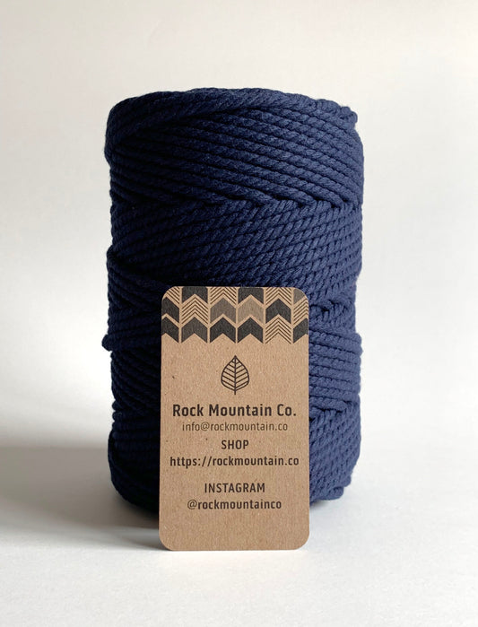 RMC 4mm Macrame Cord Midnight
