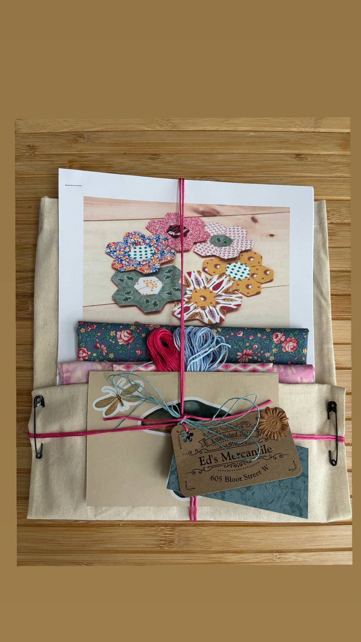 Hand Quilting Kit: English Paper Piecing Style