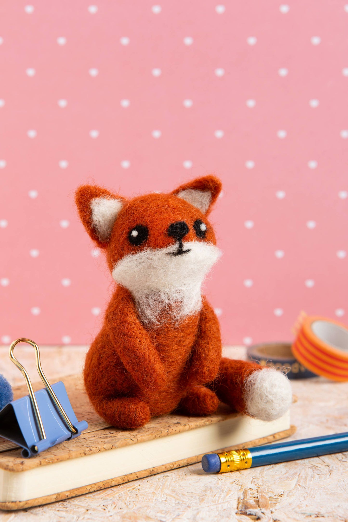 Fox Cub Mini Needle Felting Kit | Complete Craft Kit