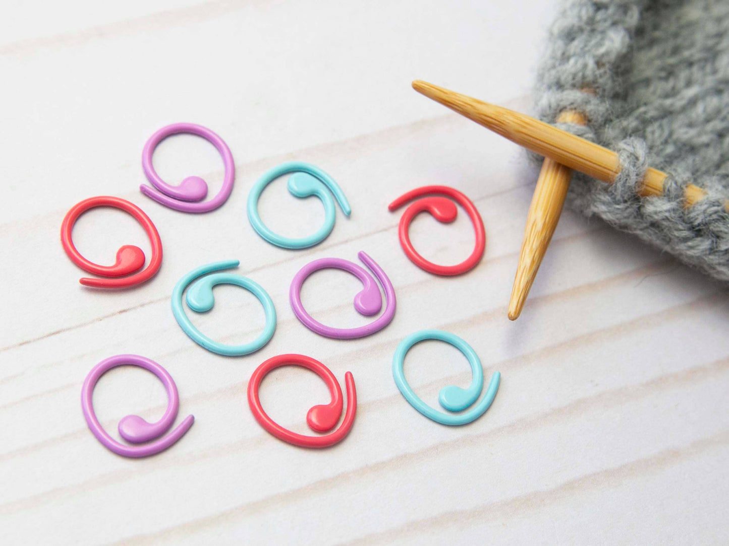 Colorful Round Split Ring | Stitch Markers Knitting Notions