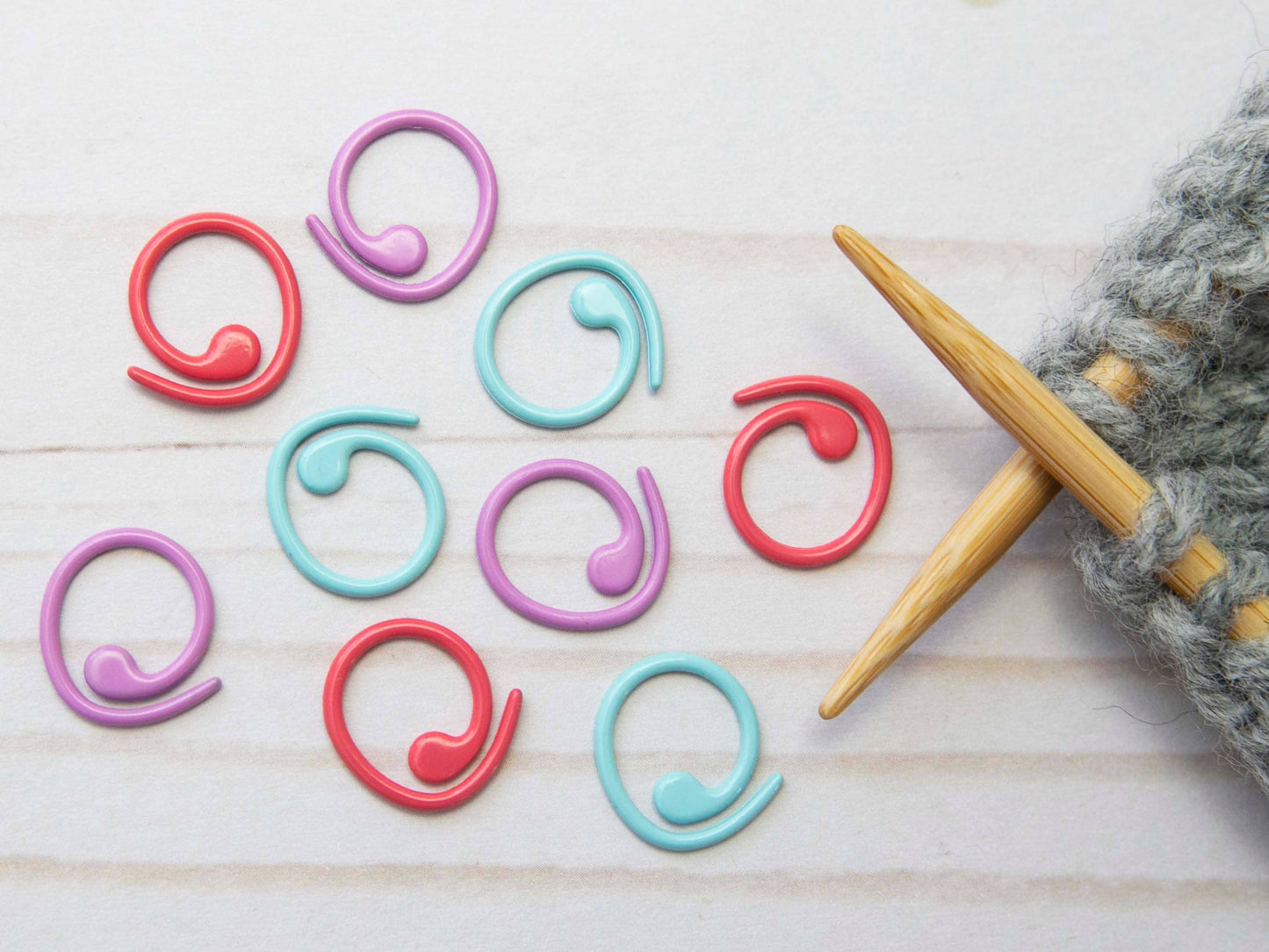 Colorful Round Split Ring | Stitch Markers Knitting Notions
