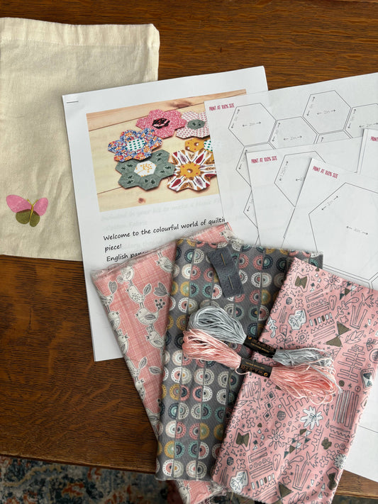 Hand Quilting Kit: English Paper Piecing Style