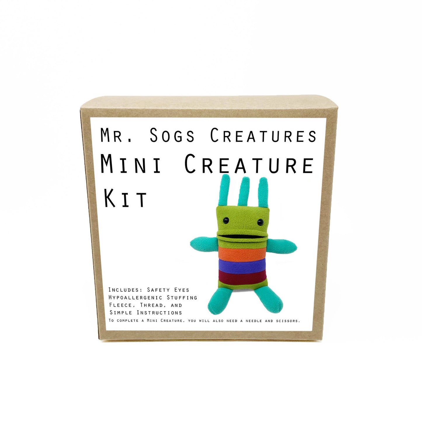 Mini Creature DIY Plush Sewing Kit: Purple