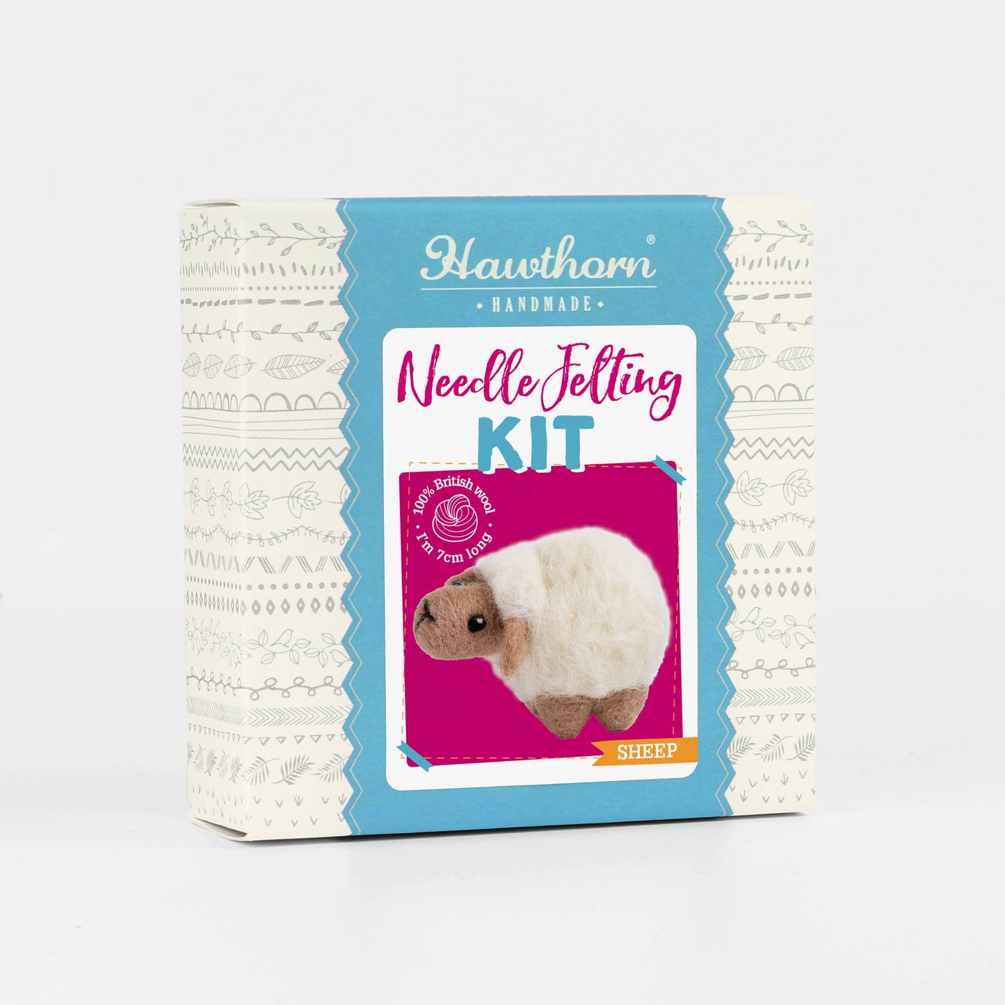 Sheep Mini Needle Felting Kit | Beginner Craft Kit