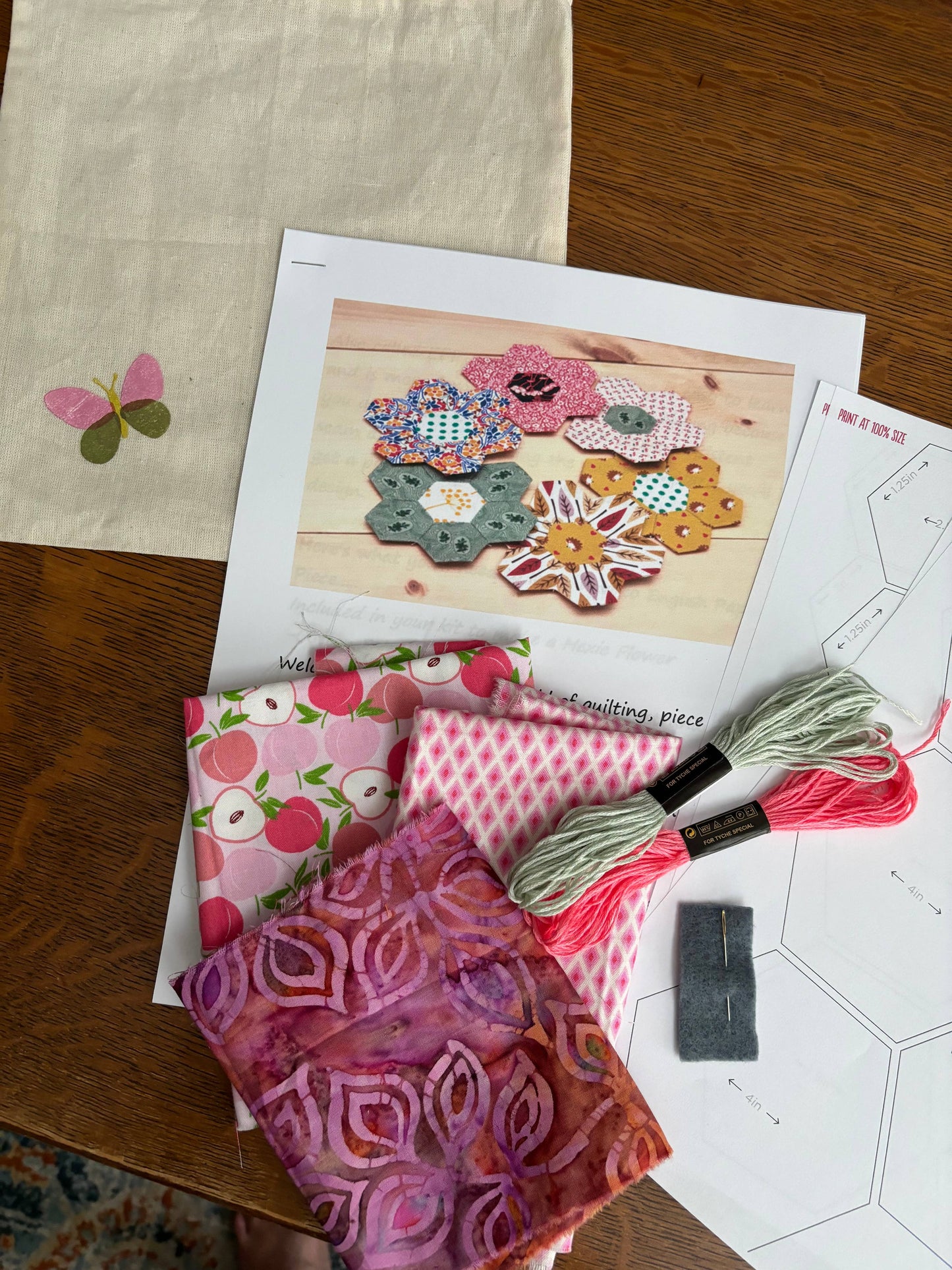 Hand Quilting Kit: English Paper Piecing Style