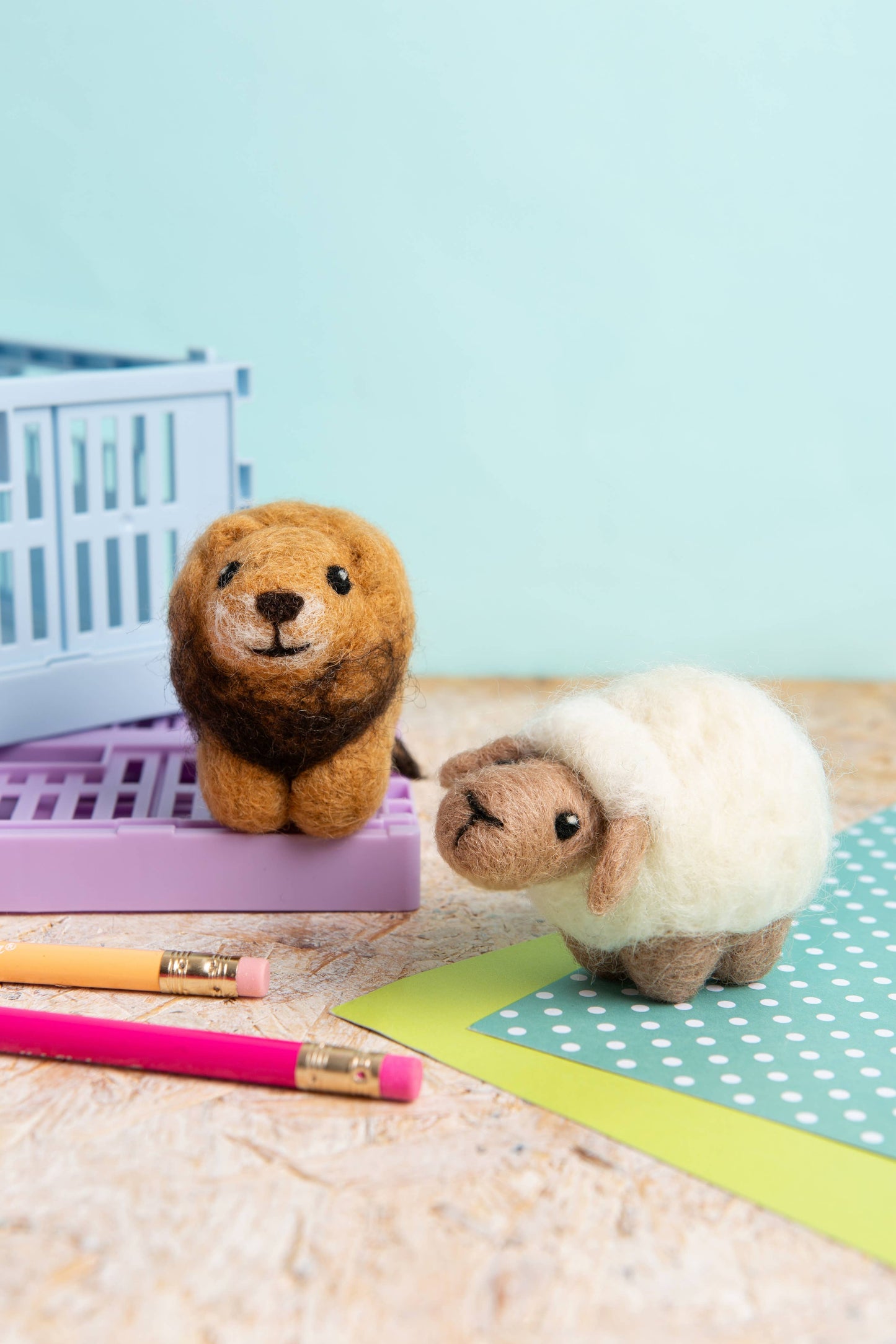 Sheep Mini Needle Felting Kit | Beginner Craft Kit