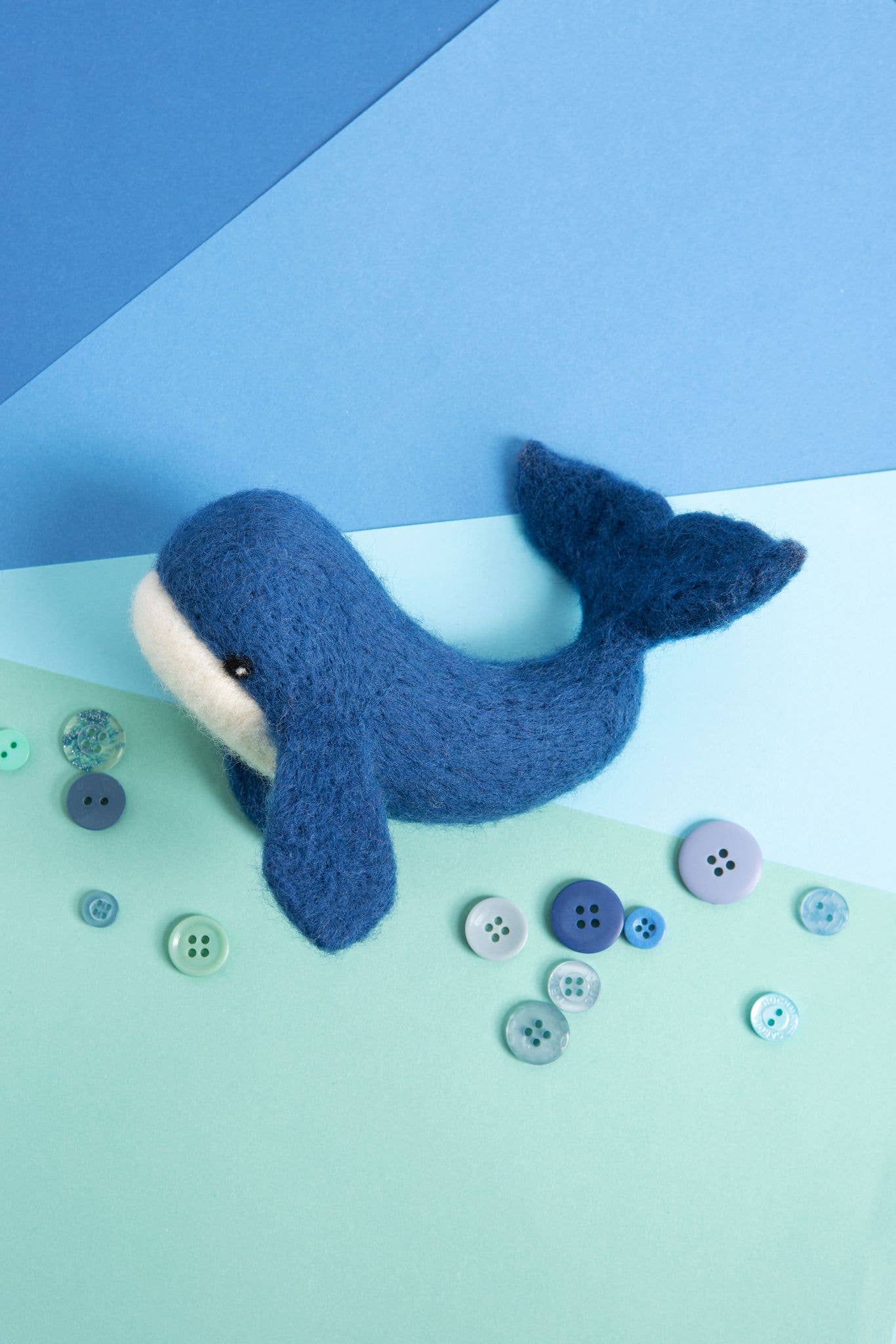 Whale Needle Felting Kit | Beginner Craft Kit