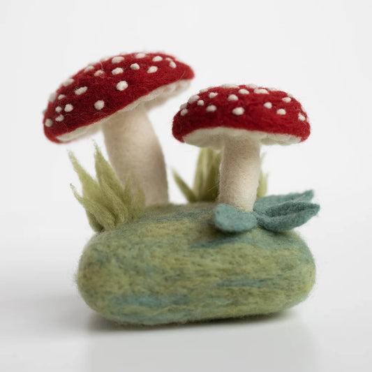Forest Toadstool Needle Felting Kit