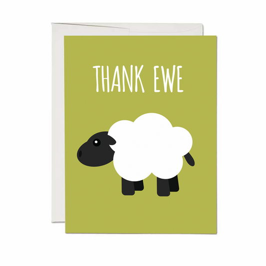 Thank Ewe Notecard