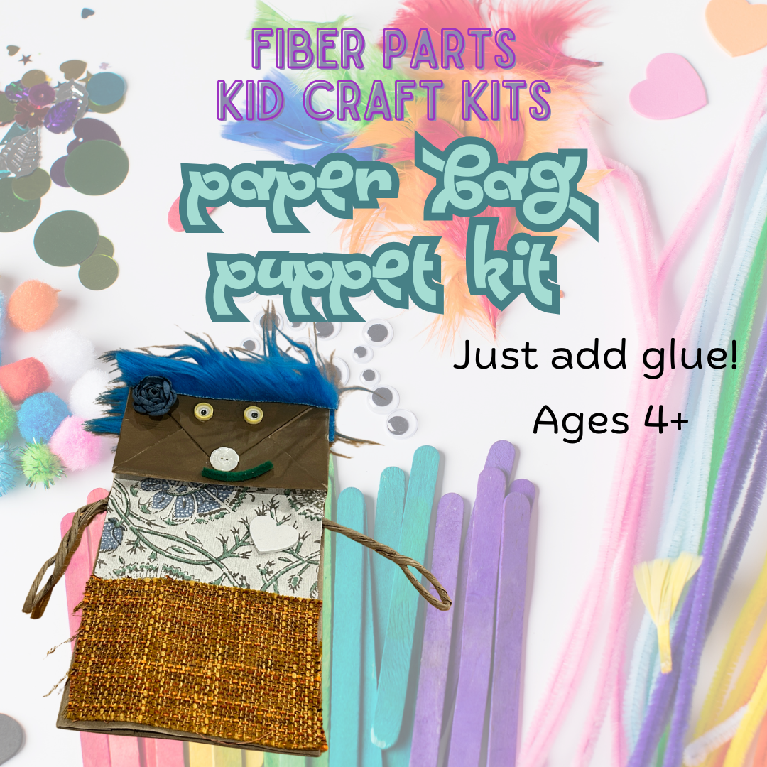 Recycled kid craft kits