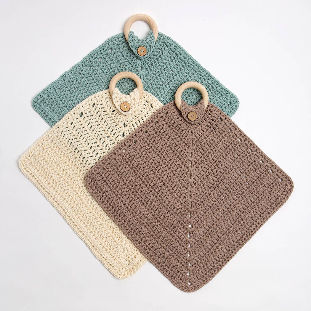 Eco Dish Cloth Easy Crochet Kit