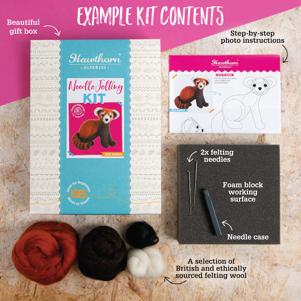 Whale Needle Felting Kit | Beginner Craft Kit