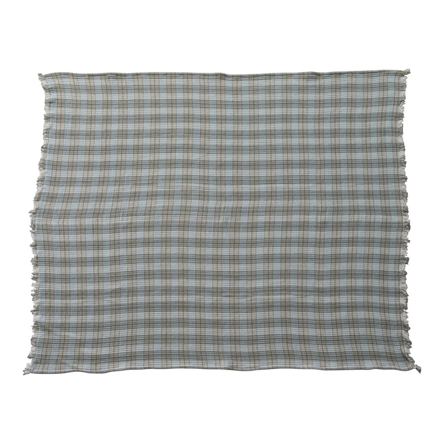 Plaid Throw