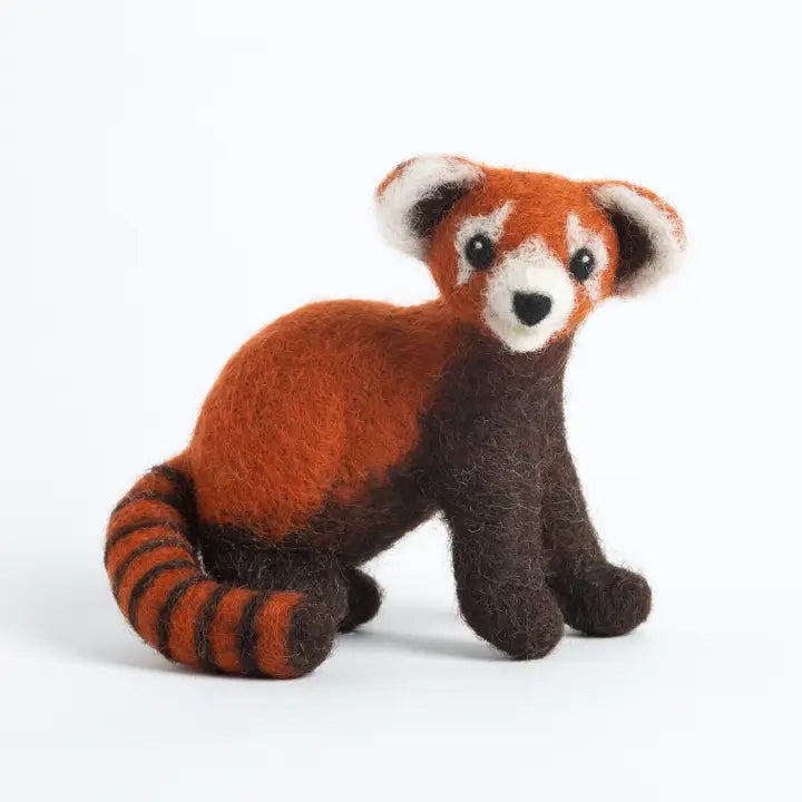 Red Panda Needle Felting Kit | Beginner Craft Kit