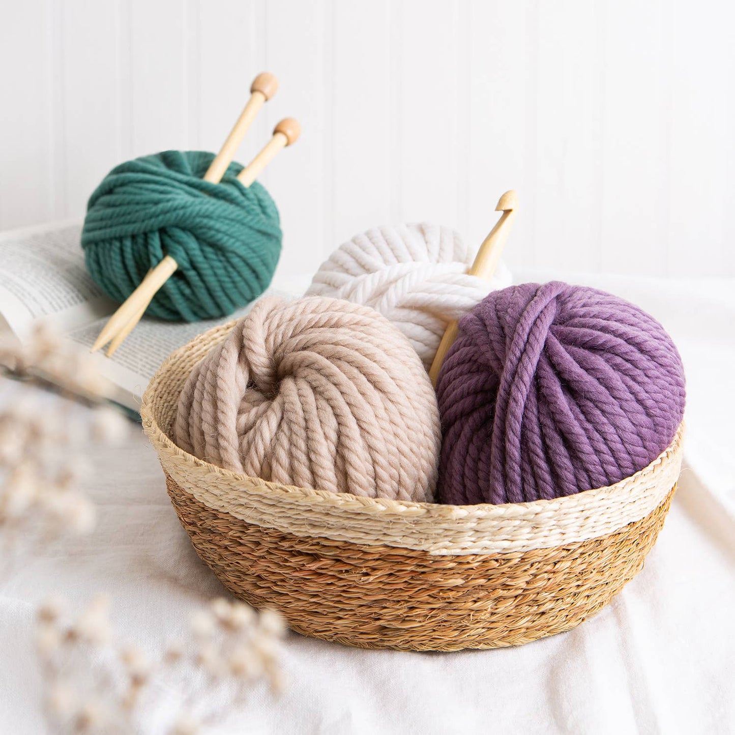 The Jumbo Yarn 100g Ball 100% Wool
