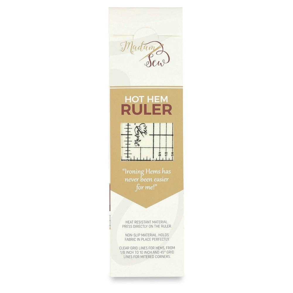 Hot Hem Ruler - More than just an ironing tool !