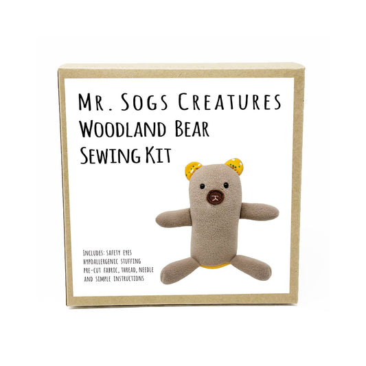 Woodland Bear DIY Plush Sewing Kit