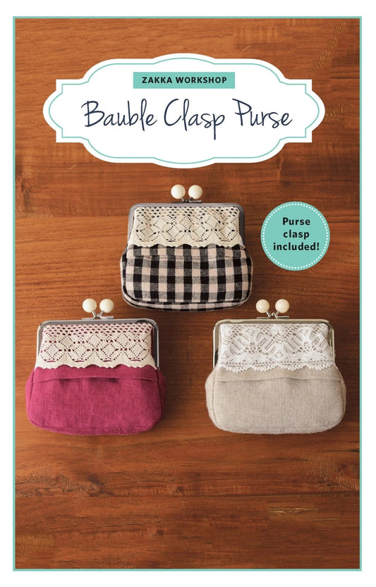Zakka Workshop Bauble Clasp Purse Kit