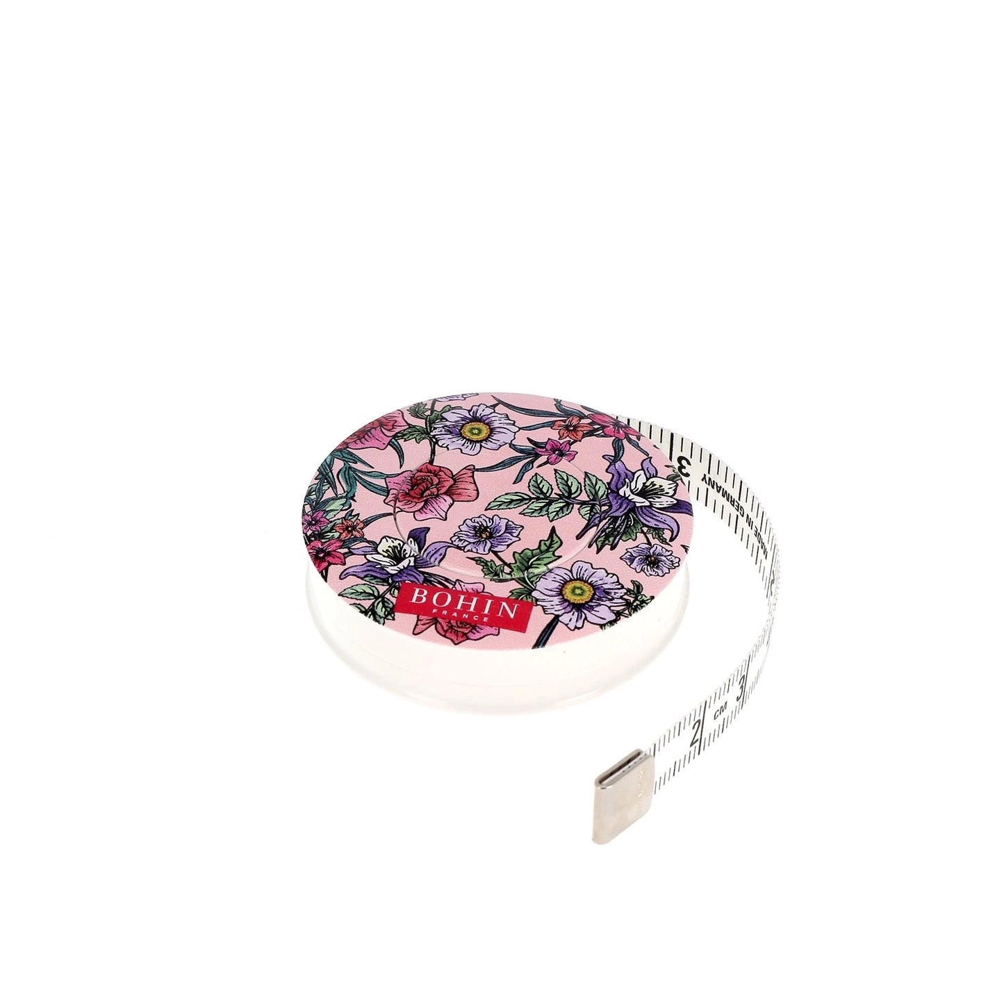 Bohin Automatic tape measures - Blossom collection – Pink