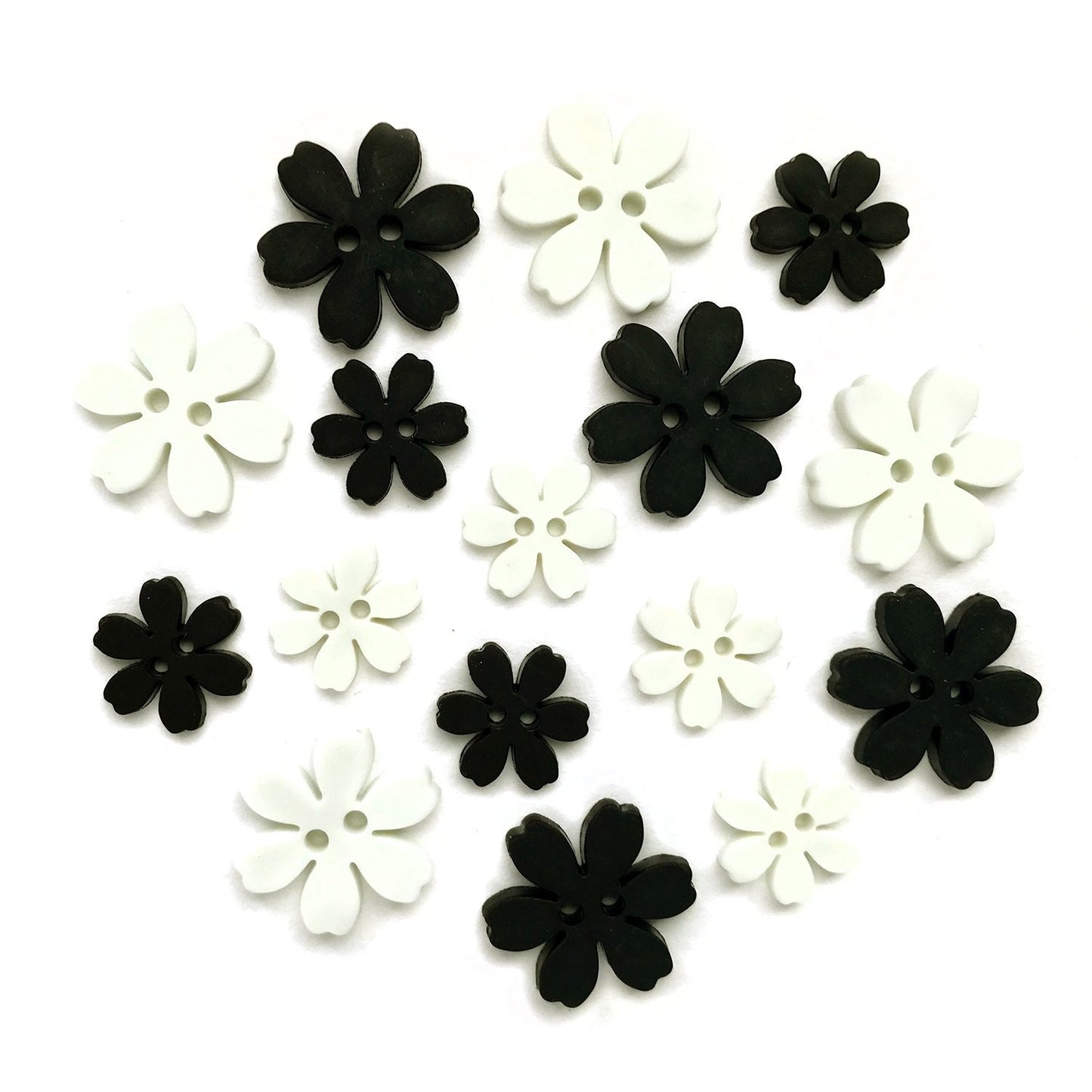 Buttons Galore flower power-boutonniere