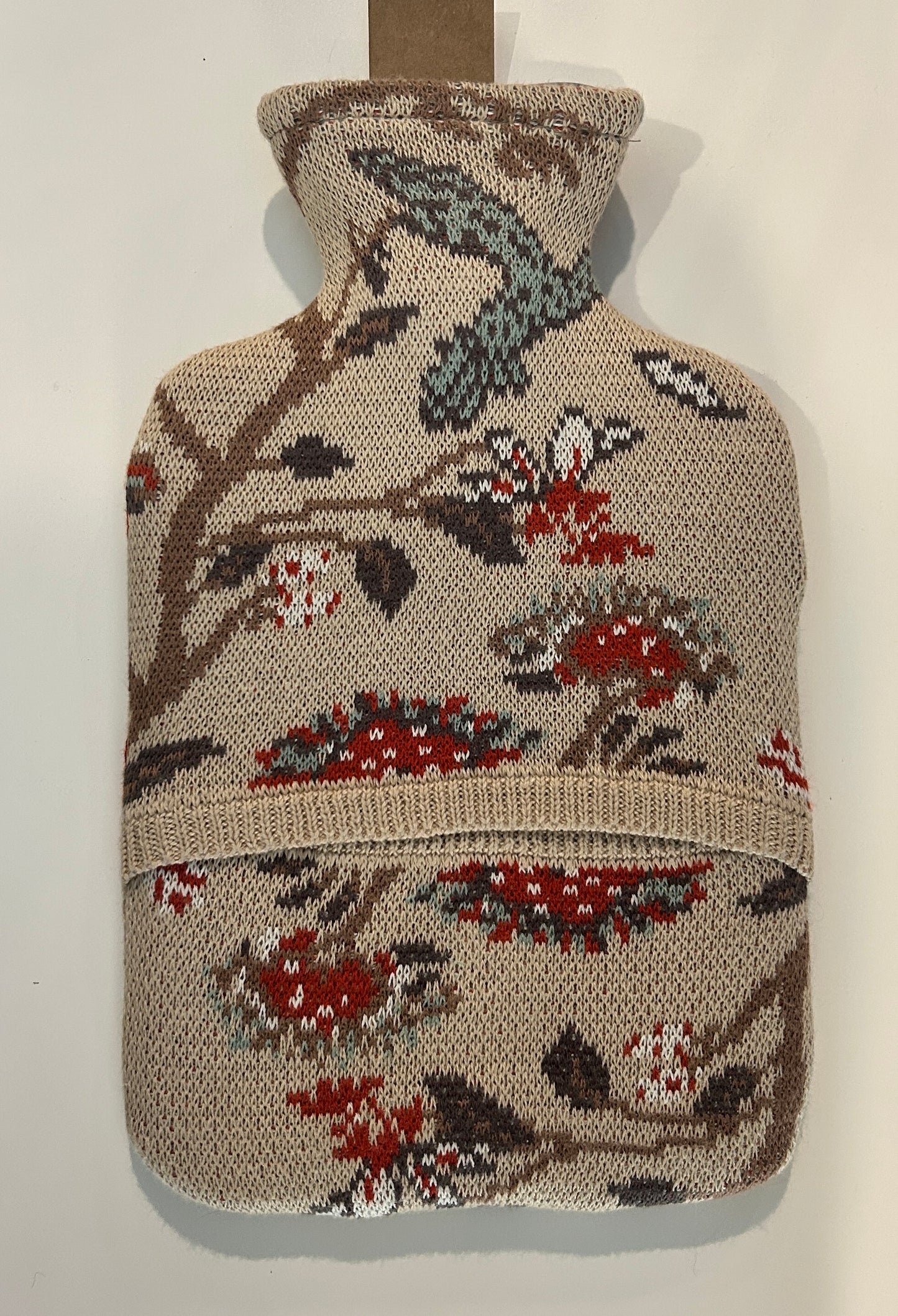 20 oz. Rubber Hot Water Bottle with Cotton Knit Cover