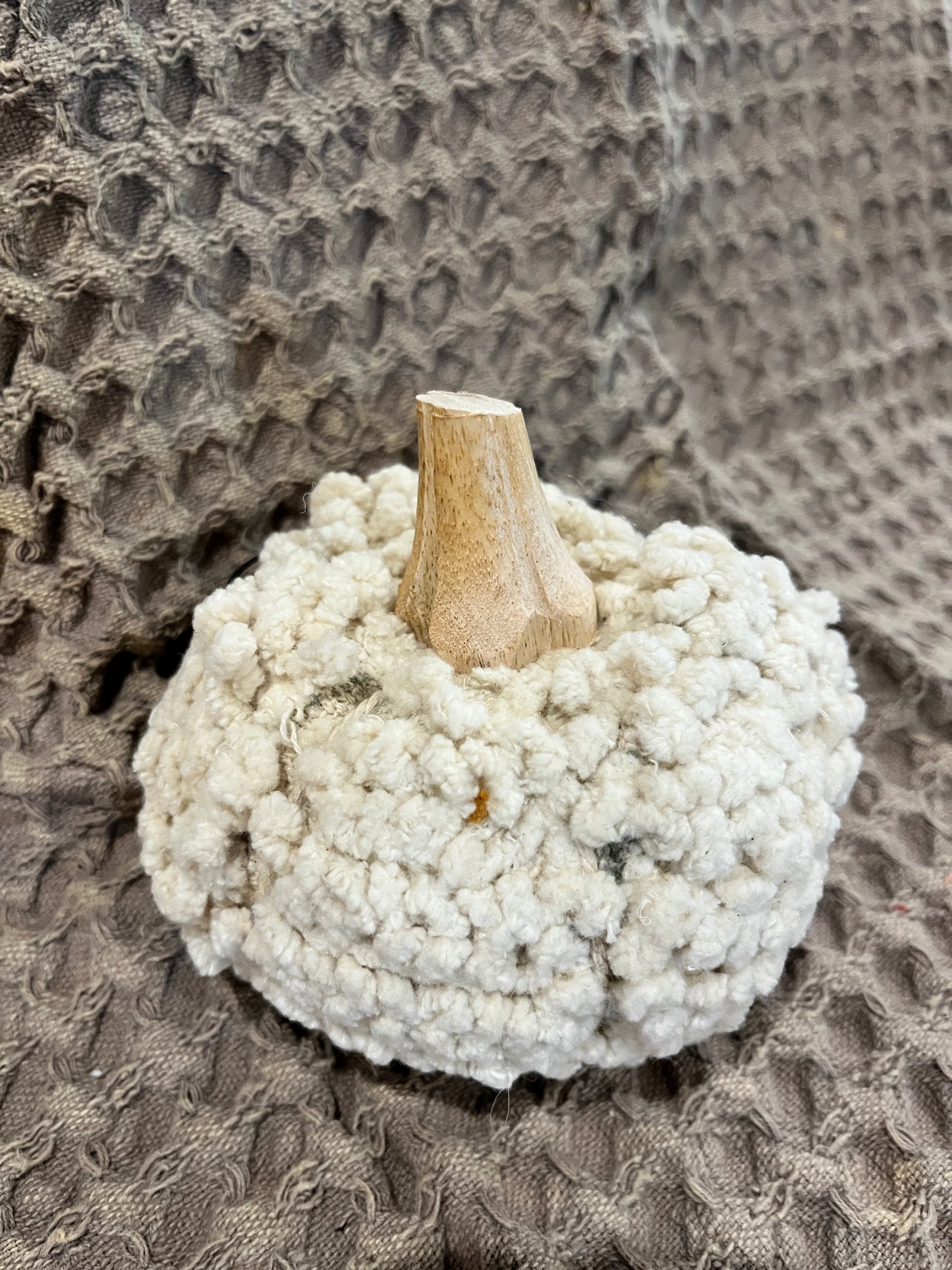 Cotton Blend Bouclé/Velvet Pumpkin