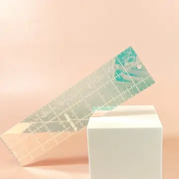 Iridescent quilting ruler, 2.5 by 10 in
