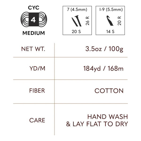 Local Grown Cotton Worsted Weight yarn