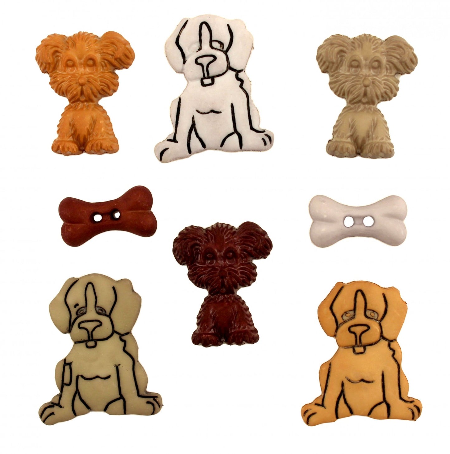 Buttons Galore puppy love