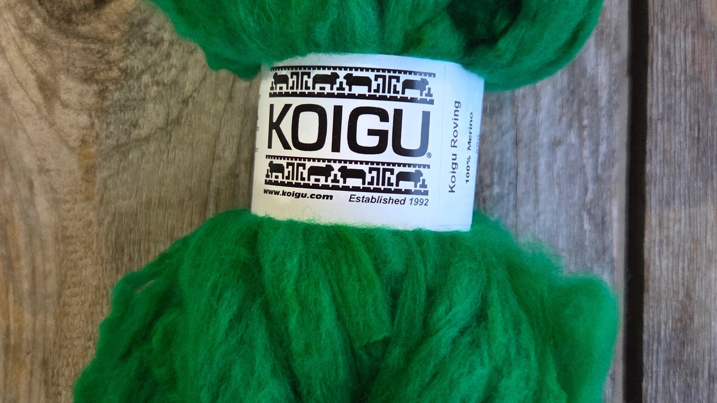 Koigu Merino Fiber - 50g Roving Bundles
