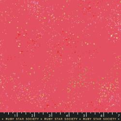 Ruby Star-Speckled Fabric