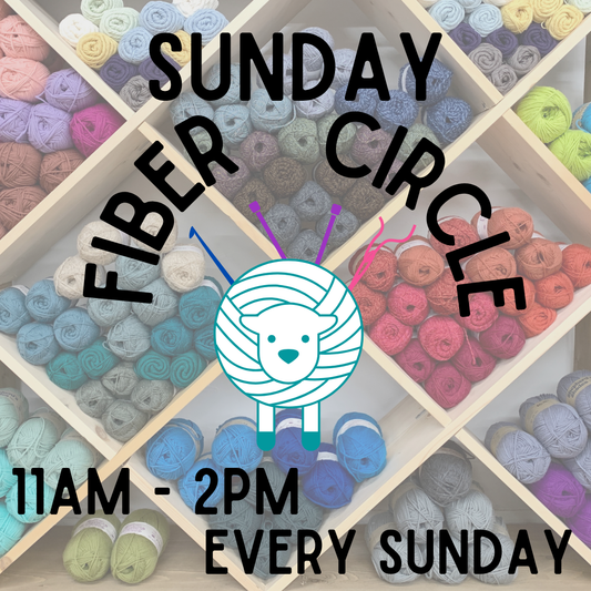 Sunday Fiber Circle - Weekly Meetup