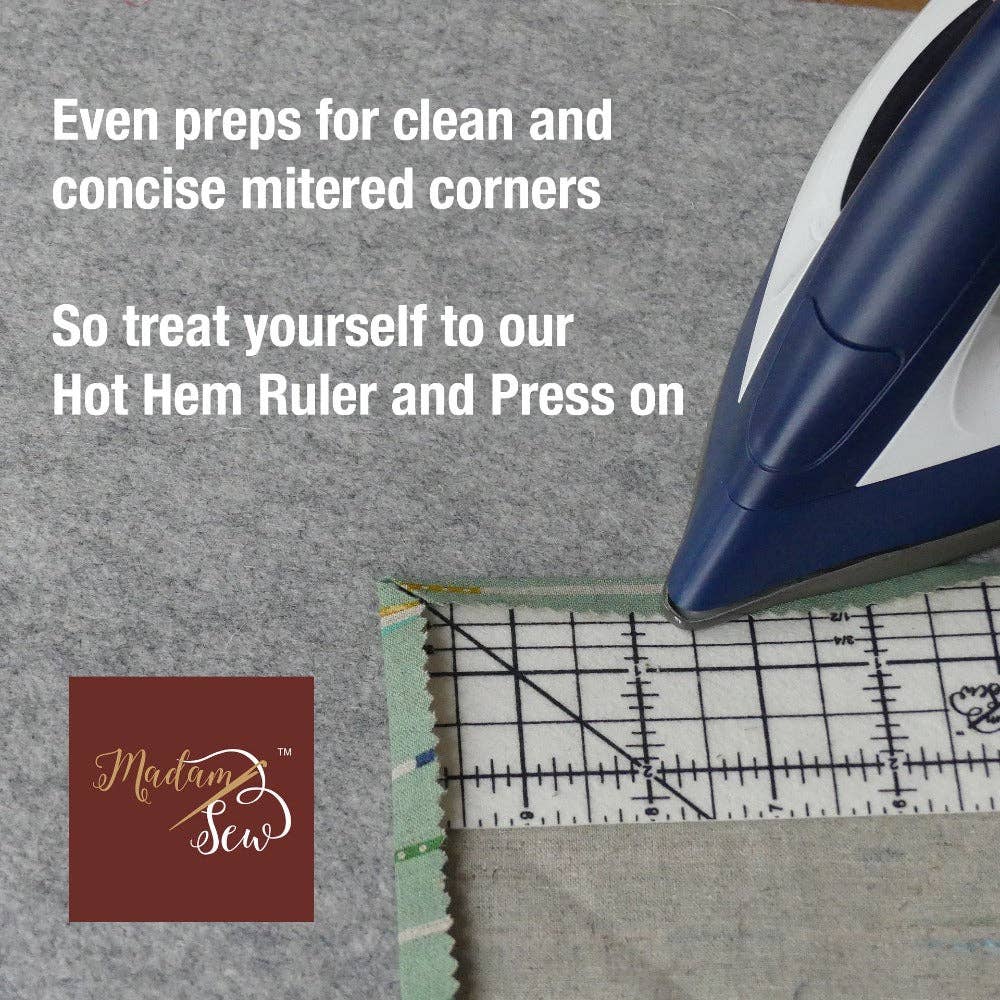 Hot Hem Ruler - More than just an ironing tool !
