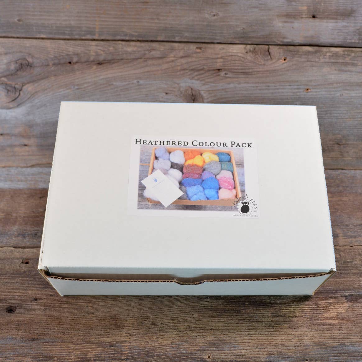 Needle Felting- Color Pack Kit- Heathers- wool