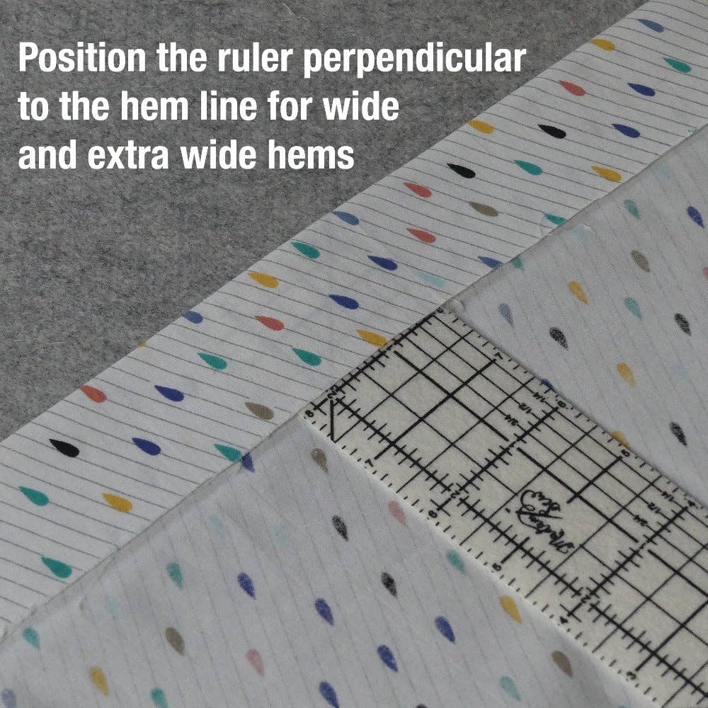 Hot Hem Ruler - More than just an ironing tool !