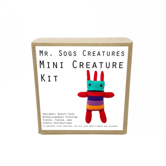Mini Creature DIY Plush Sewing Kit: Turquoise
