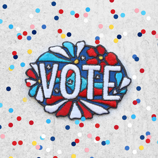 VOTE Iron On Patch