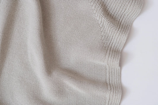 Echoview Geo Panel Throw Dove Grey