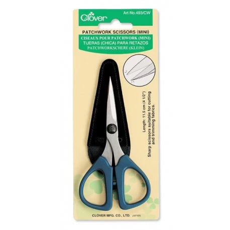 Clover Patchwork Scissors 4.5" Mini